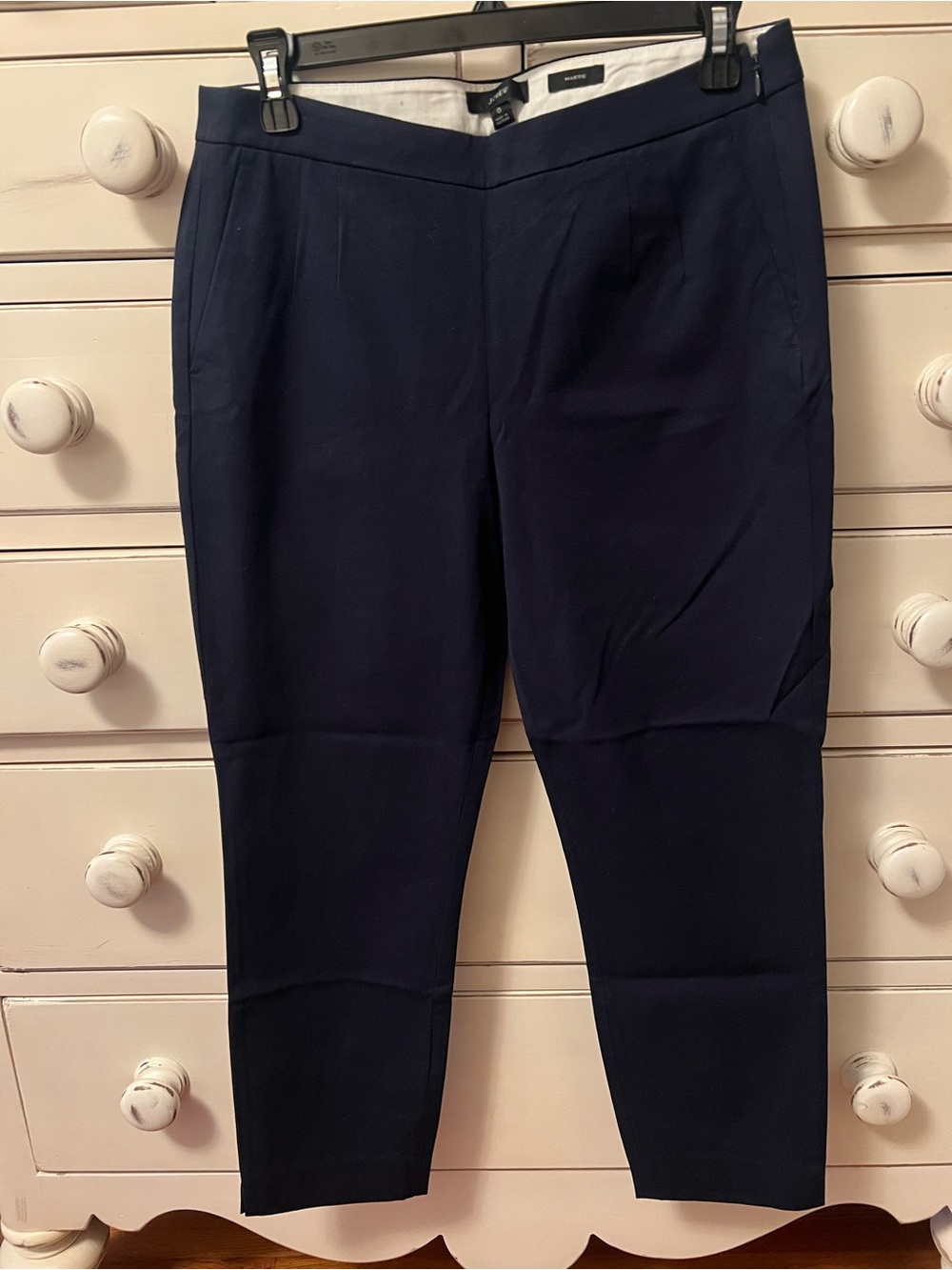 J. Crew Dark Navy Cropped Dress Martie Pants for Women